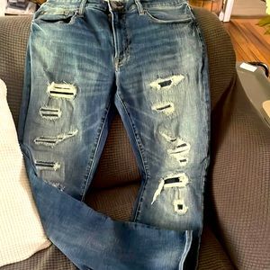 Mens American Eagle slim fit distressed jeans